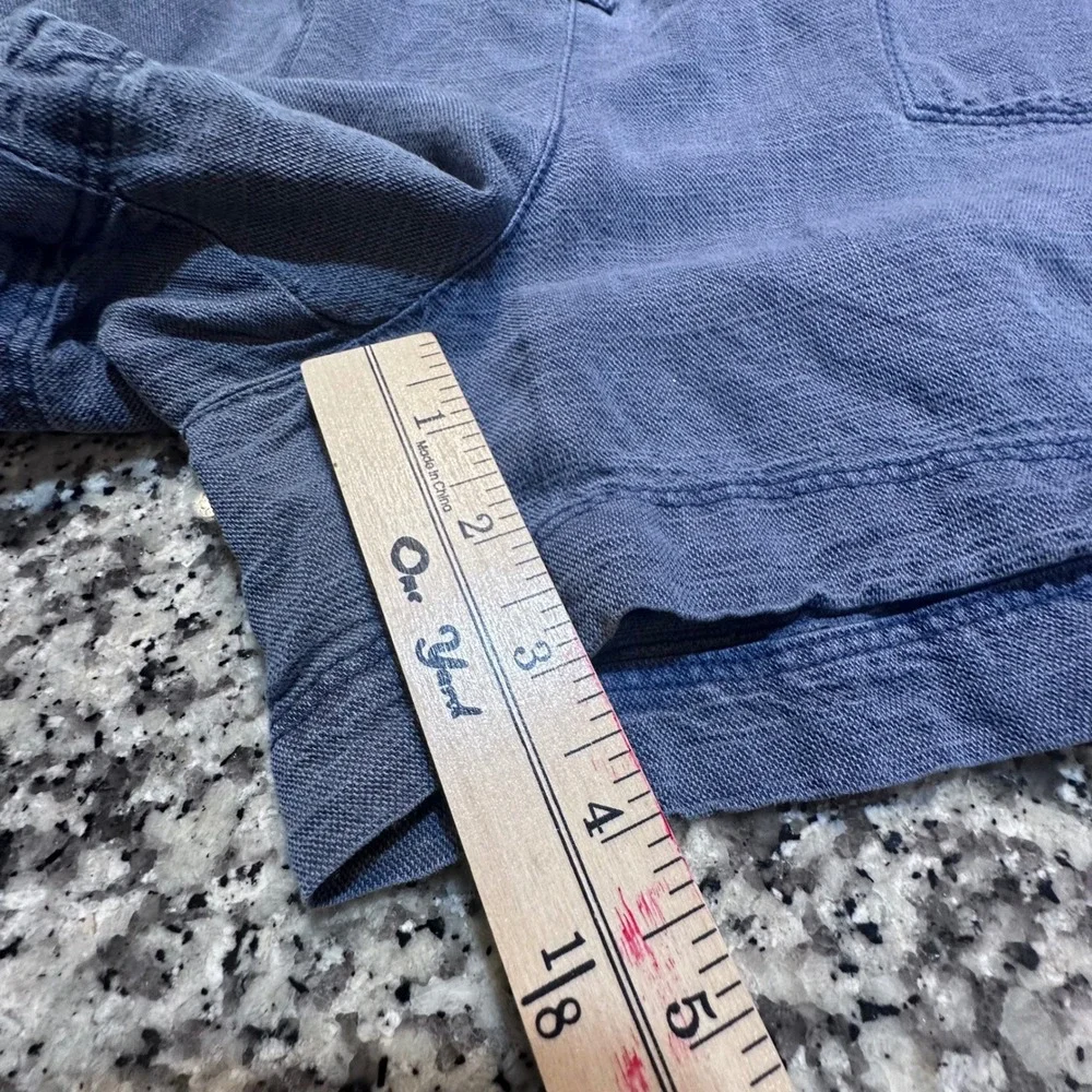 Nicole Miller New York Utility Romper Short Sleeve Belted Gray Women's M - Picture 7 of 9